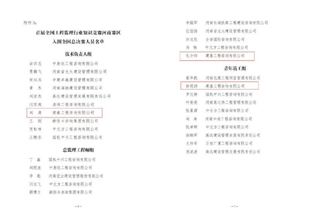 喜報 | 熱烈祝賀建基咨詢三位杰出同仁榮耀晉級首屆全國工程監理行業知識競賽總決賽！