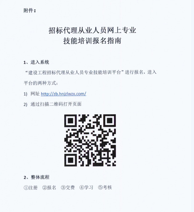 關于開展招標代理從業人員網上繼續教育和培訓的通知